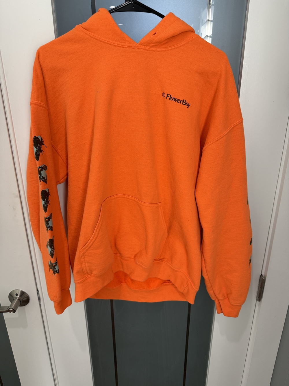 GOLF WANG Orange Men's Hoodie Sweatshirt- Size Large